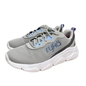 Ryka Glide Sneakers Women's Grey Max Cushion Running Comfort‎ Classic Shoes 9.5